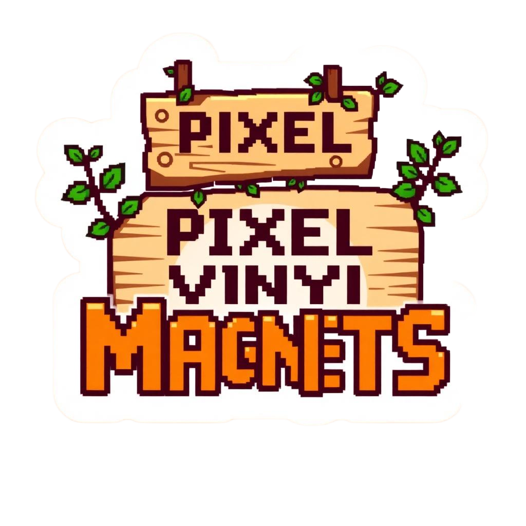 Pixel Vinyl Magnets logo